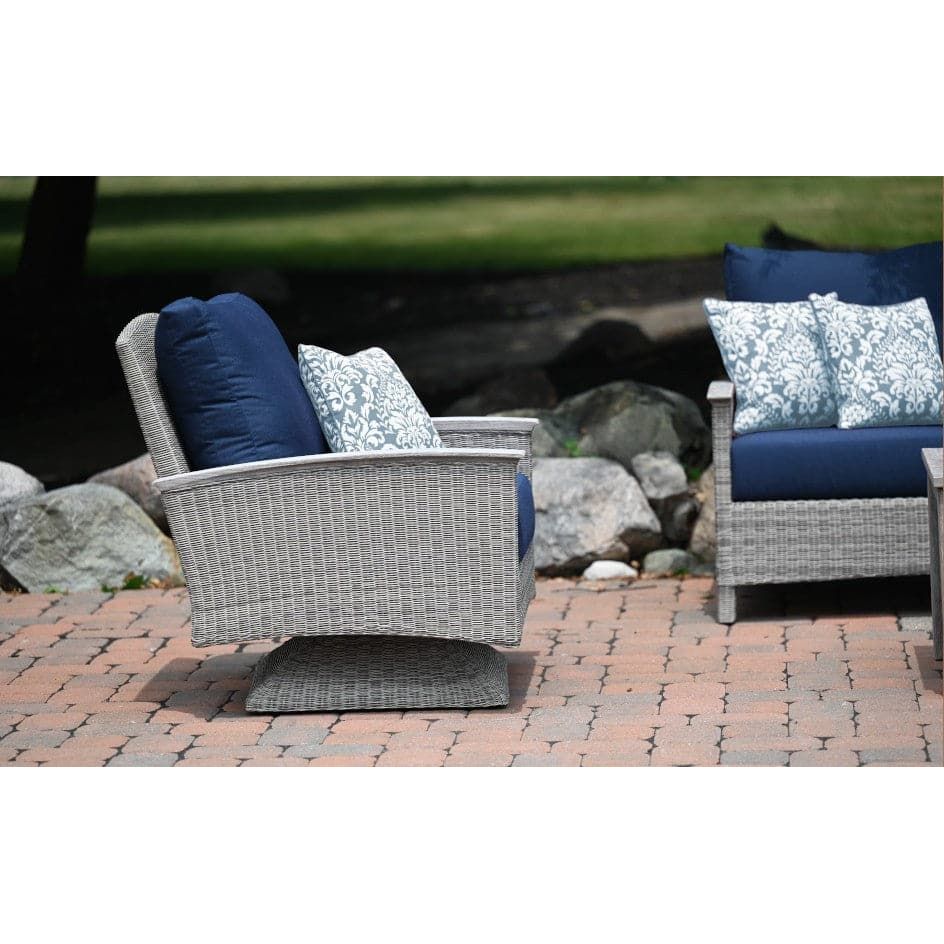 Bella Deep Seating Swivel Rocker-Three Birds Casual Outdoor-Threeb-BE50SB-Outdoor Lounge ChairsBrown-4-France and Son