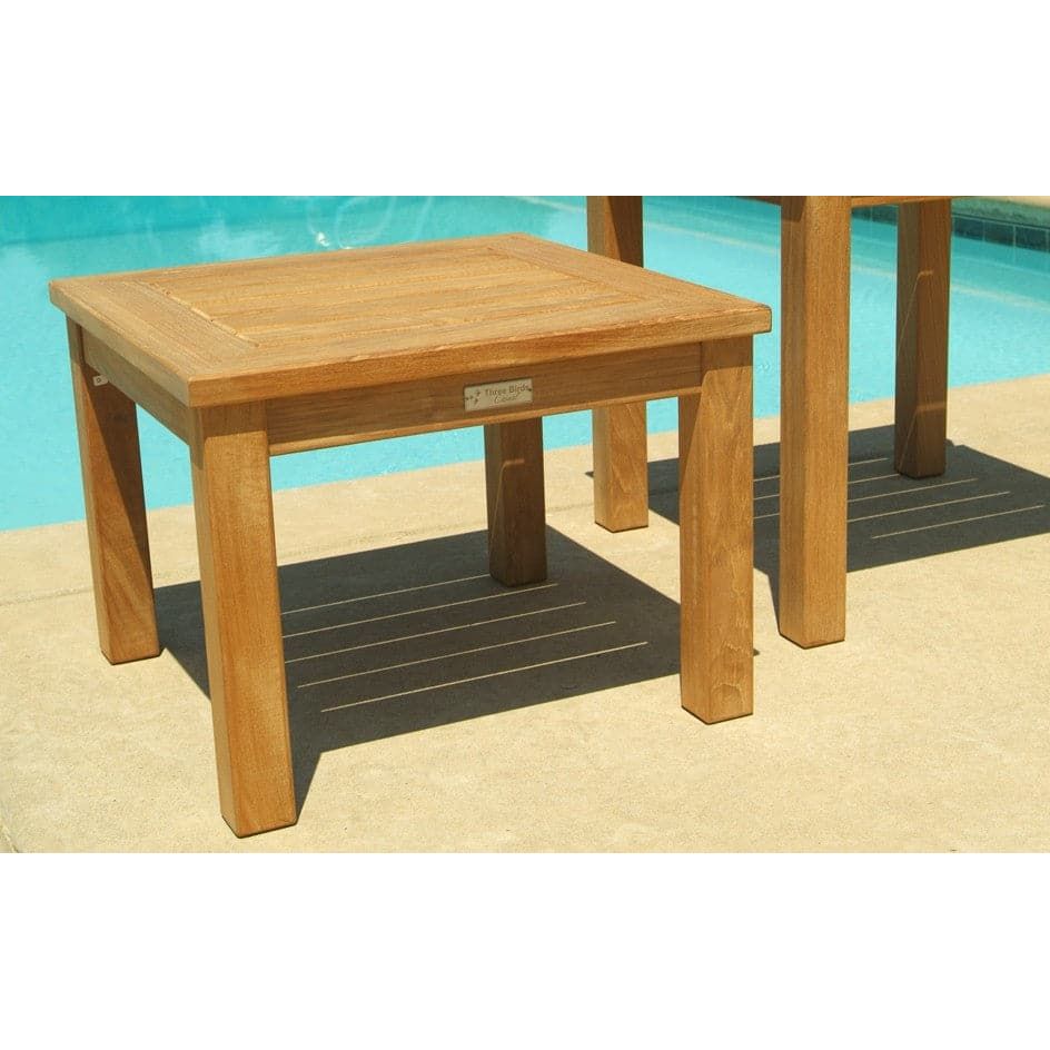 Newport 20" Low Square Side Table-Three Birds Casual Outdoor-Threeb-NP20LS-Side Tables-2-France and Son