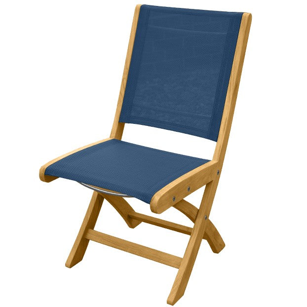 Riviera Folding Side Chair-Three Birds Casual Outdoor-Three-RV15-NV-Lounge ChairsNavy-3-France and Son