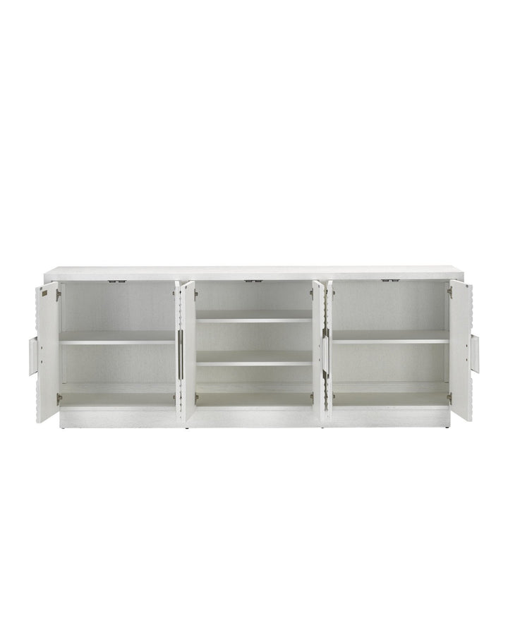 Morombe White Credenza