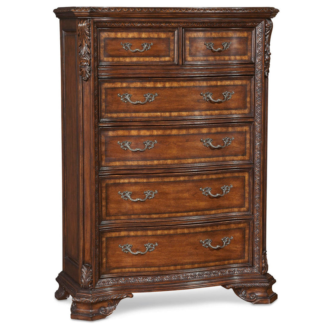 Old World Drawer Chest - Brown