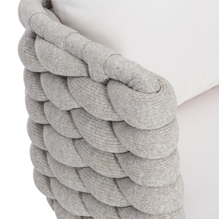 Santa Cruz Outdoor Arm Chair in Nordic Grey