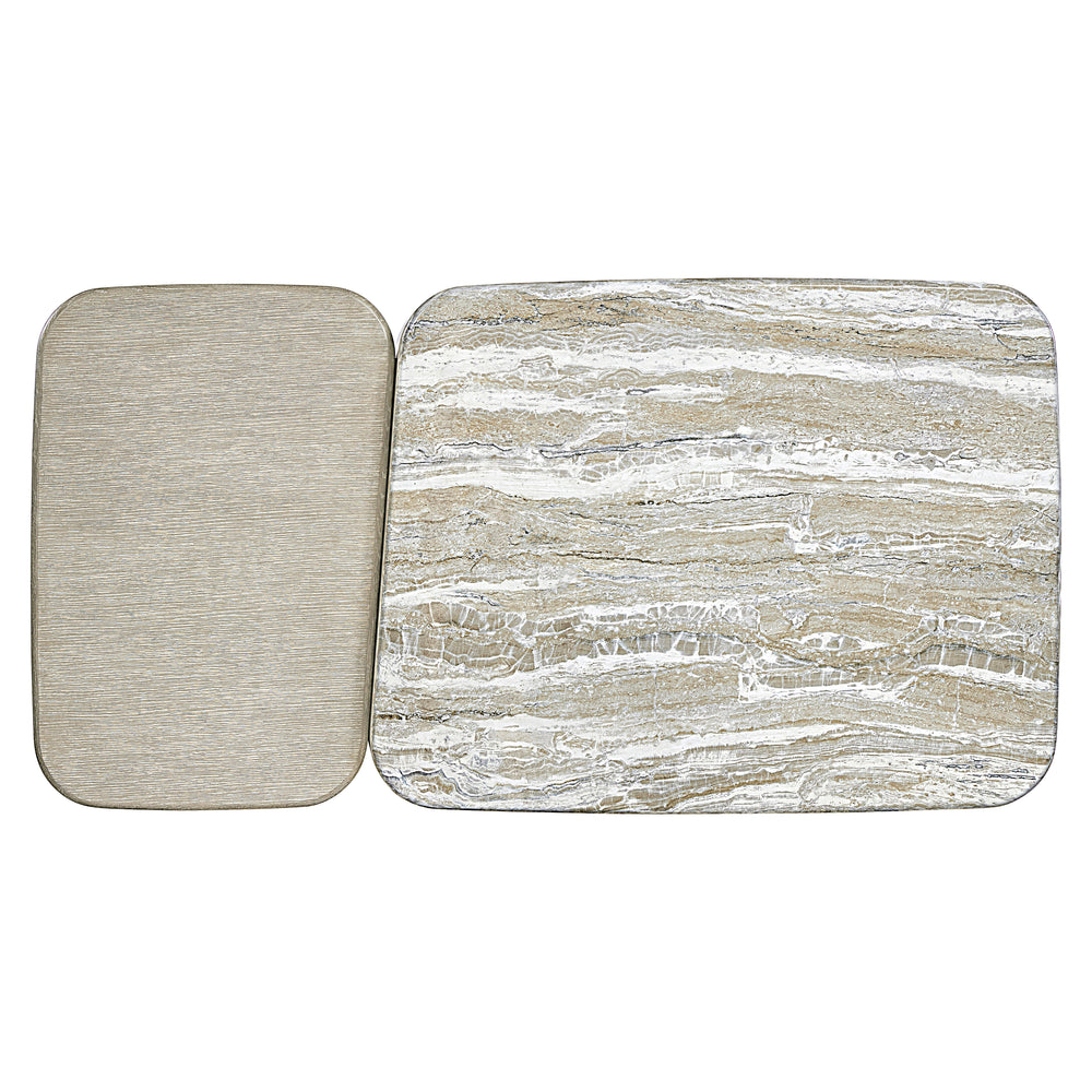 Arcadia Faux Stone Cocktail Table