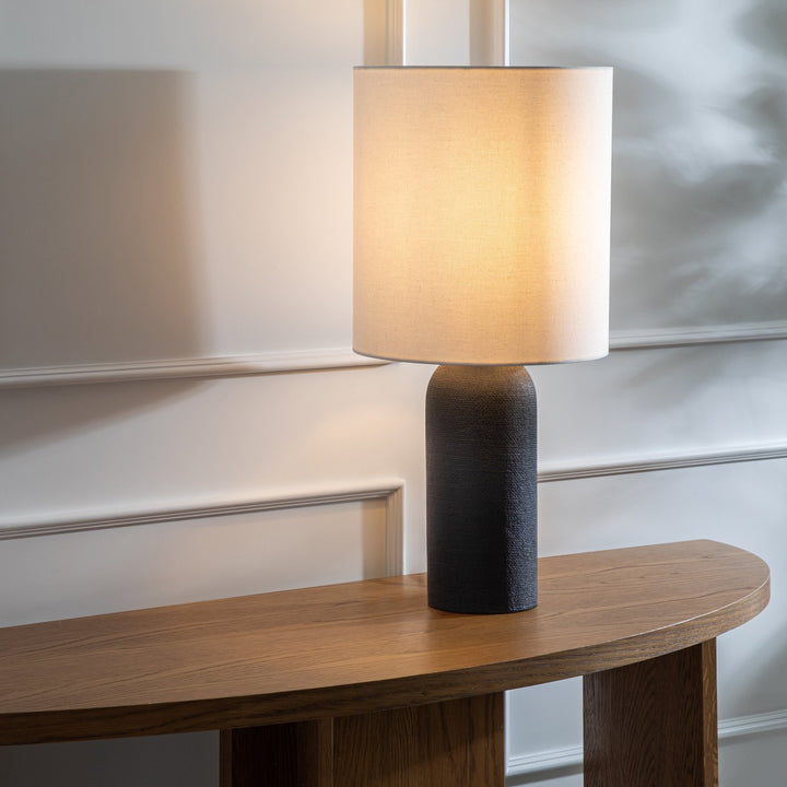 Canvas Table Lamp - Black