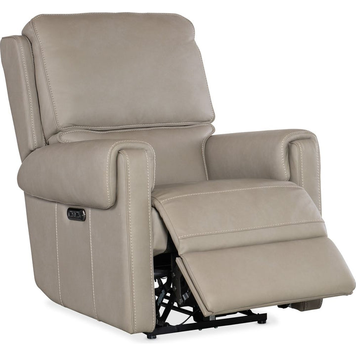 Lounge Chairs: Recliners Somers Power Recliner with Power Headrest - Grey