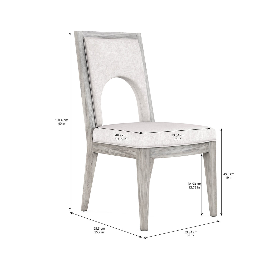 Vault Upholstered Side Chair (Purchase in qty of 2 required, priced individually) - Grey