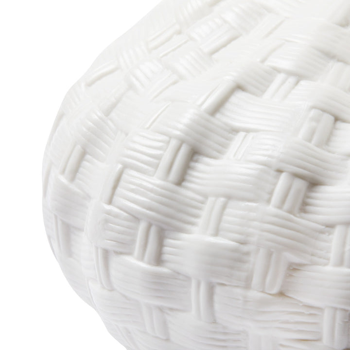 Tamarindo Medium Vase, Blanc de Chine