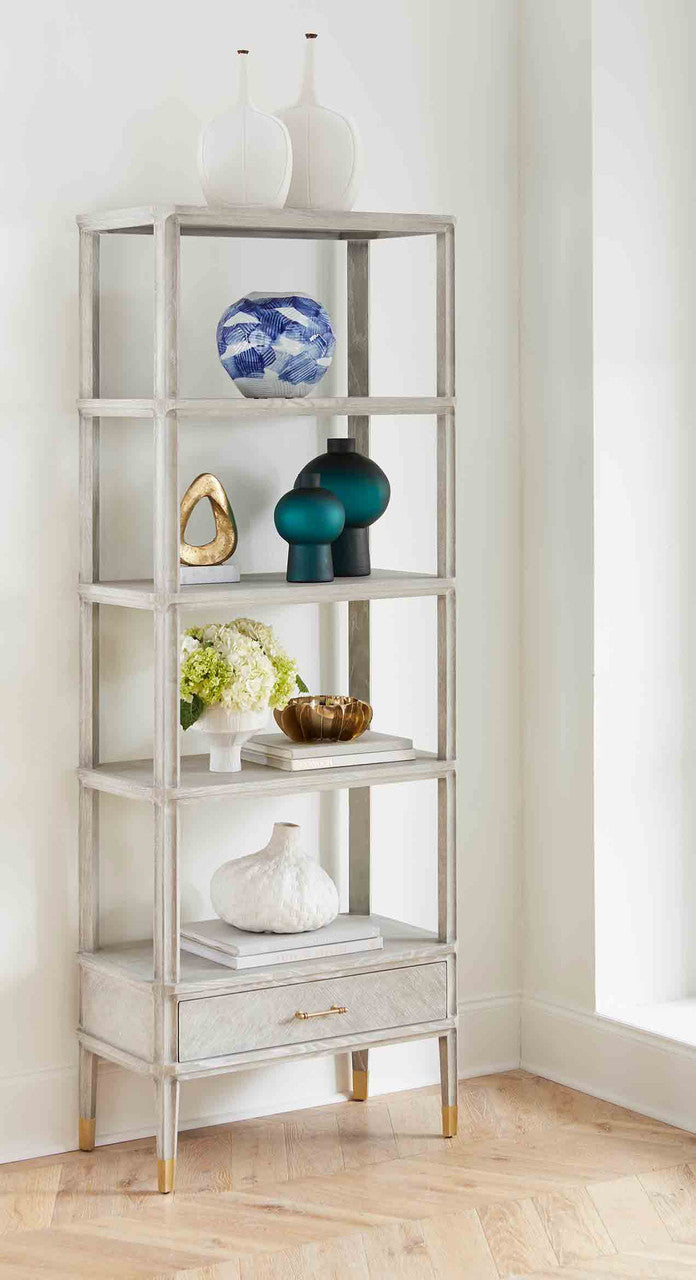Tamarindo Medium Vase, Blanc de Chine