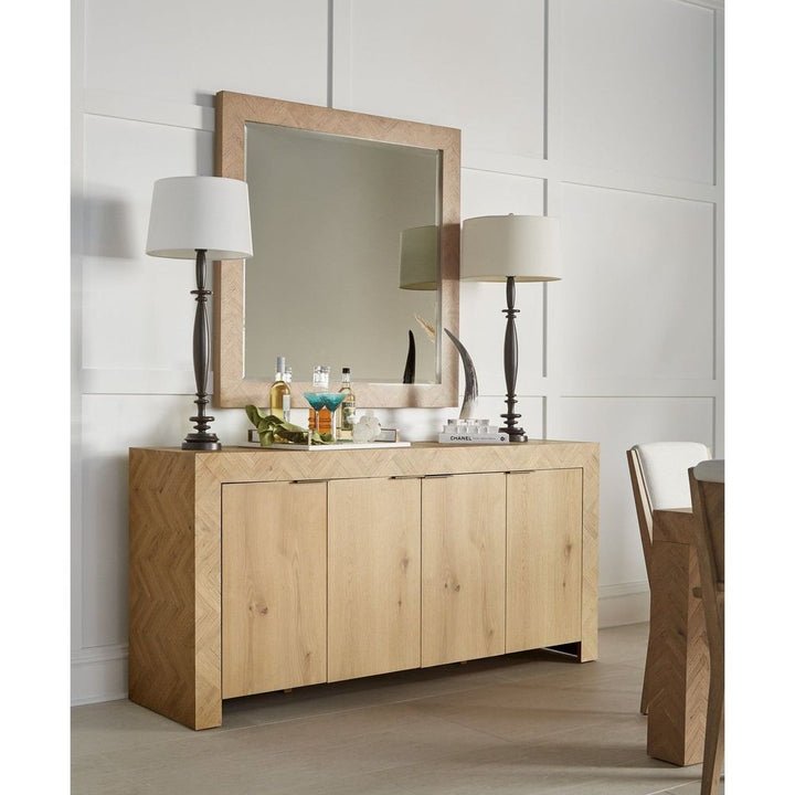 Wall Mirrors Garrison Square Mirror - Brown