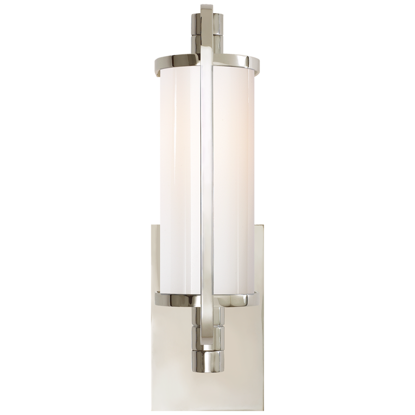 Kelly Pivoting Sconce-Visual Comfort-VISUAL-TOB 2030PN-WG-Wall LightingShort-Polished Nickel-7-France and Son