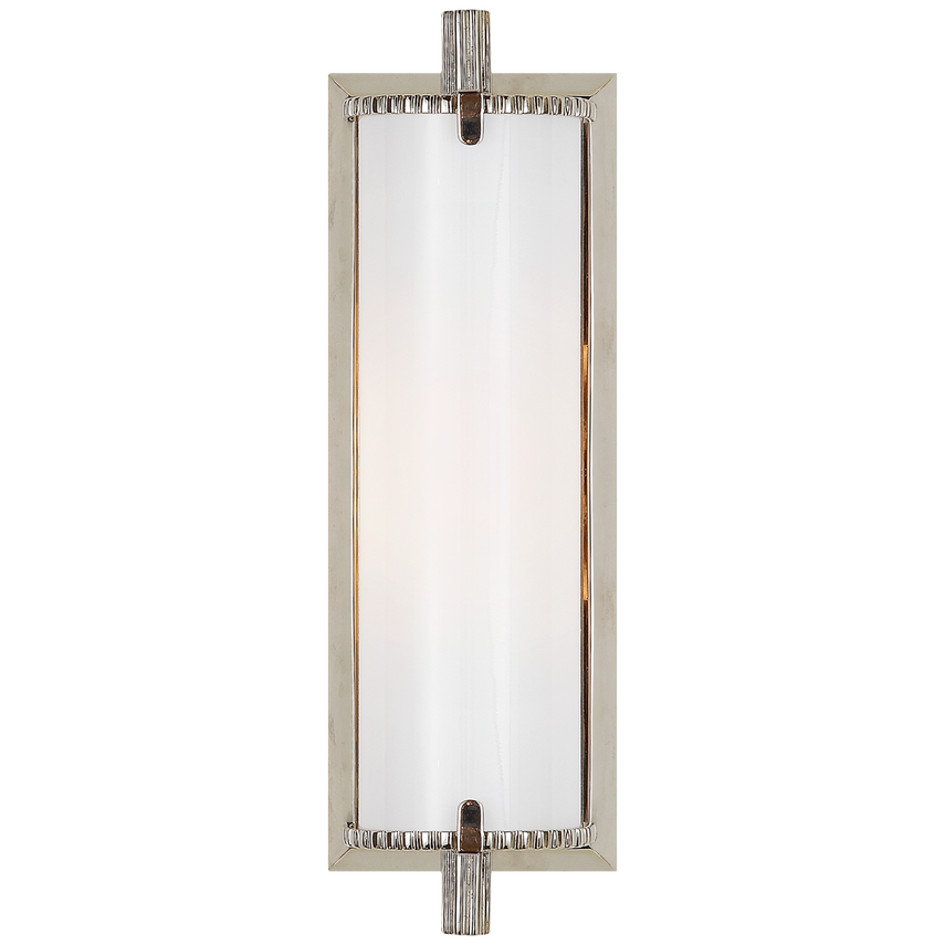 Cally Short Bath Light-Visual Comfort-VISUAL-TOB 2184PN-WG-Bathroom LightingPolished Nickel-3-France and Son