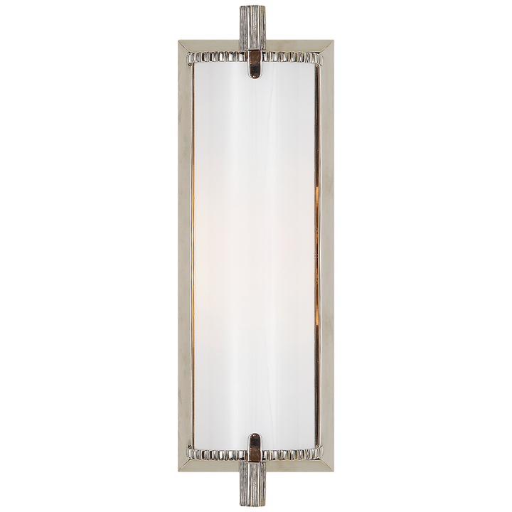 Cally Short Bath Light-Visual Comfort-VISUAL-TOB 2184PN-WG-Bathroom LightingPolished Nickel-3-France and Son