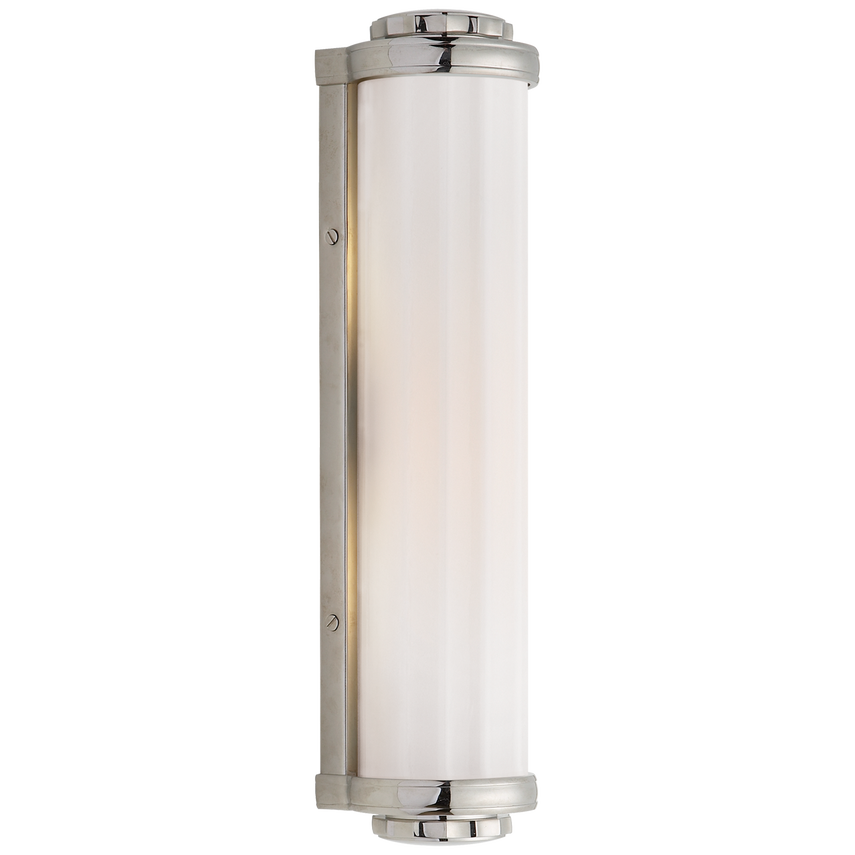 Milly Road Bath Light-Visual Comfort-VISUAL-TOB 2198PN-WG-Bathroom LightingPolished Nickel-White Glass-4-France and Son