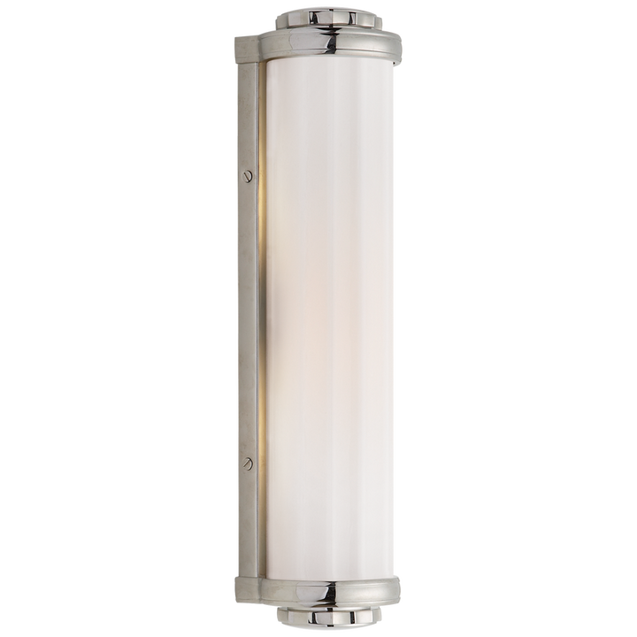 Milly Road Bath Light-Visual Comfort-VISUAL-TOB 2198PN-WG-Bathroom LightingPolished Nickel-White Glass-4-France and Son