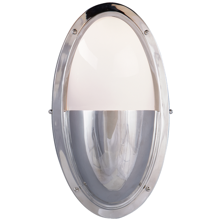 Pulham Oval Light-Visual Comfort-VISUAL-TOB 2209CH-WG-Wall LightingChrome-2-France and Son