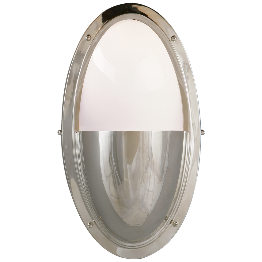 Pulham Oval Light-Visual Comfort-VISUAL-TOB 2209PN-WG-Wall LightingPolished Nickel-4-France and Son