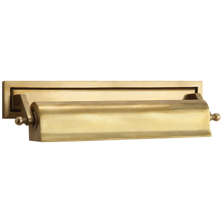 Libra 16" Picture Light-Visual Comfort-VISUAL-TOB 2605HAB-Wall LightingHand-Rubbed Antique Brass-2-France and Son