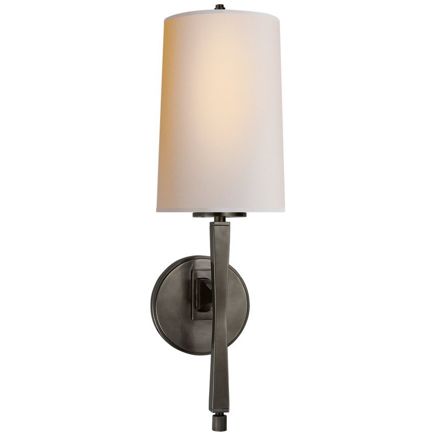 Edbra Scone-Visual Comfort-VISUAL-TOB 2740BZ-NP-Wall LightingBronze-Natural Paper-6-France and Son