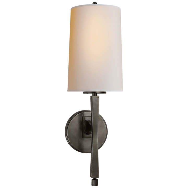 Edbra Scone-Visual Comfort-VISUAL-TOB 2740BZ-NP-Wall LightingBronze-Natural Paper-6-France and Son