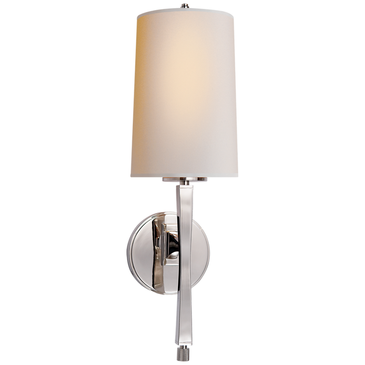 Edbra Scone-Visual Comfort-VISUAL-TOB 2740PN-NP-Wall LightingPolished Nickel-Natural Paper-10-France and Son