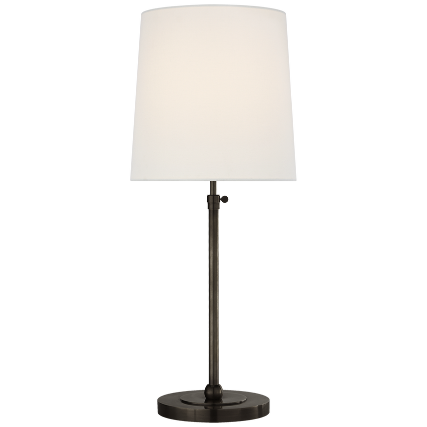 Bijou Large Table Lamp-Visual Comfort-VISUAL-TOB 3260BZ-L-Table LampsBronze-Linen-5-France and Son