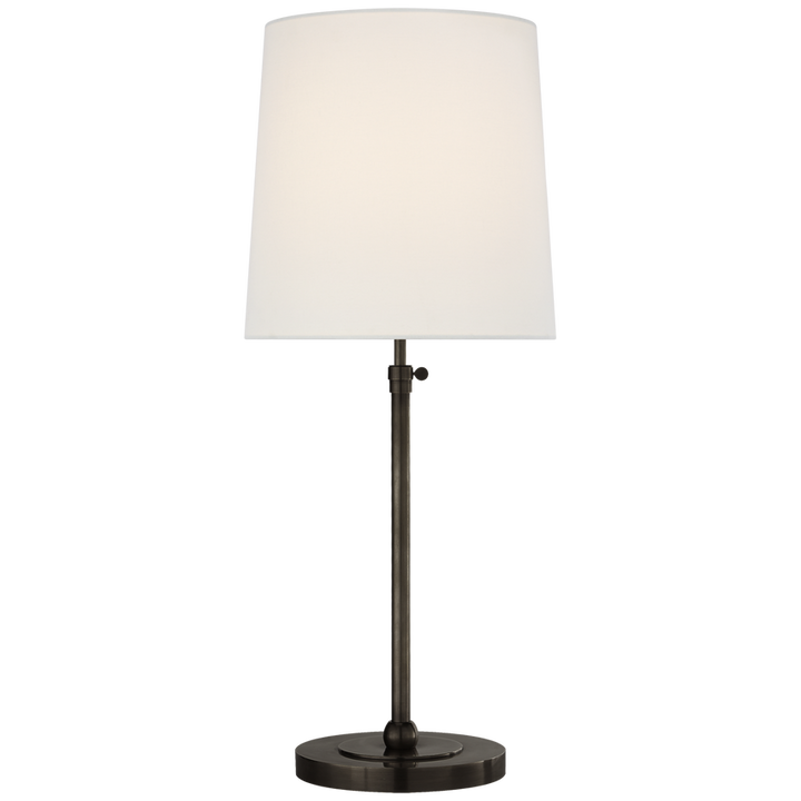 Bijou Large Table Lamp-Visual Comfort-VISUAL-TOB 3260BZ-L-Table LampsBronze-Linen-5-France and Son