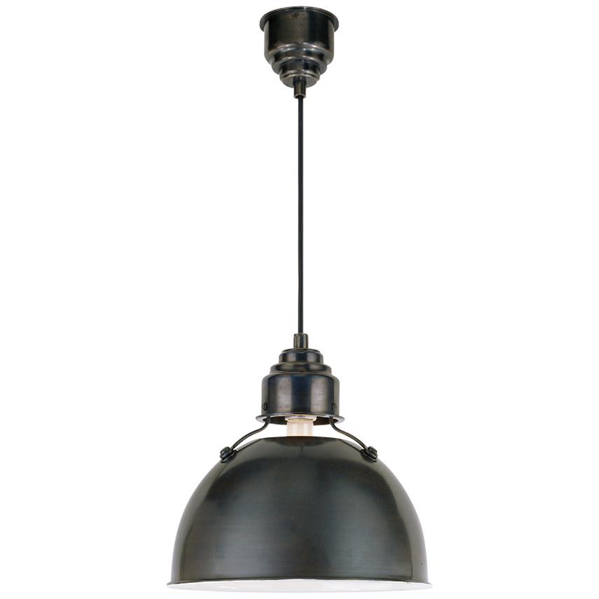 Eunice Small Pendant-Visual Comfort-VISUAL-TOB 5012BZ-PendantsBronze-3-France and Son