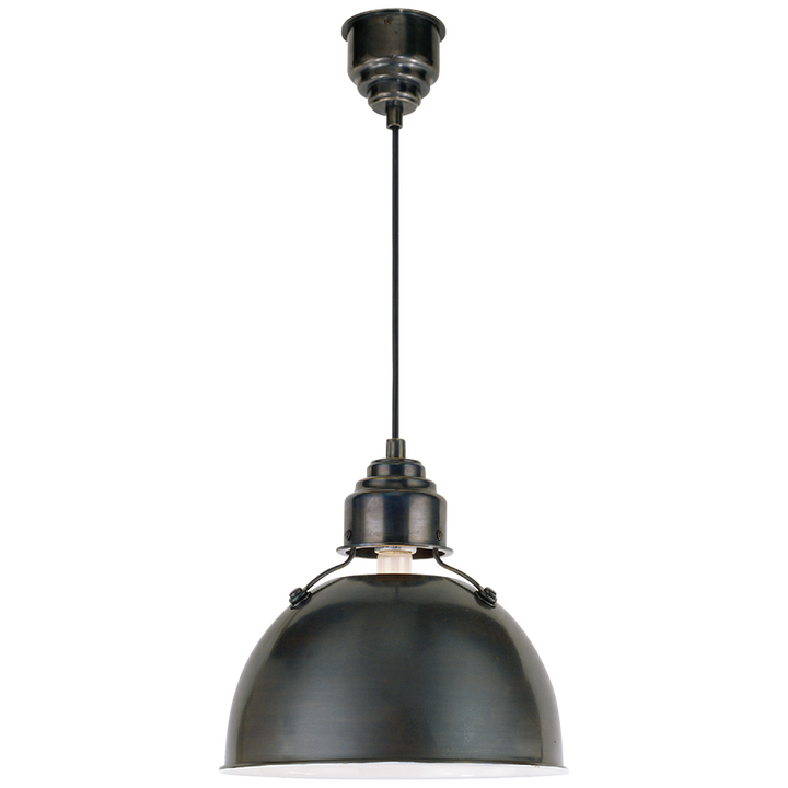 Eunice Small Pendant-Visual Comfort-VISUAL-TOB 5012BZ-PendantsBronze-3-France and Son