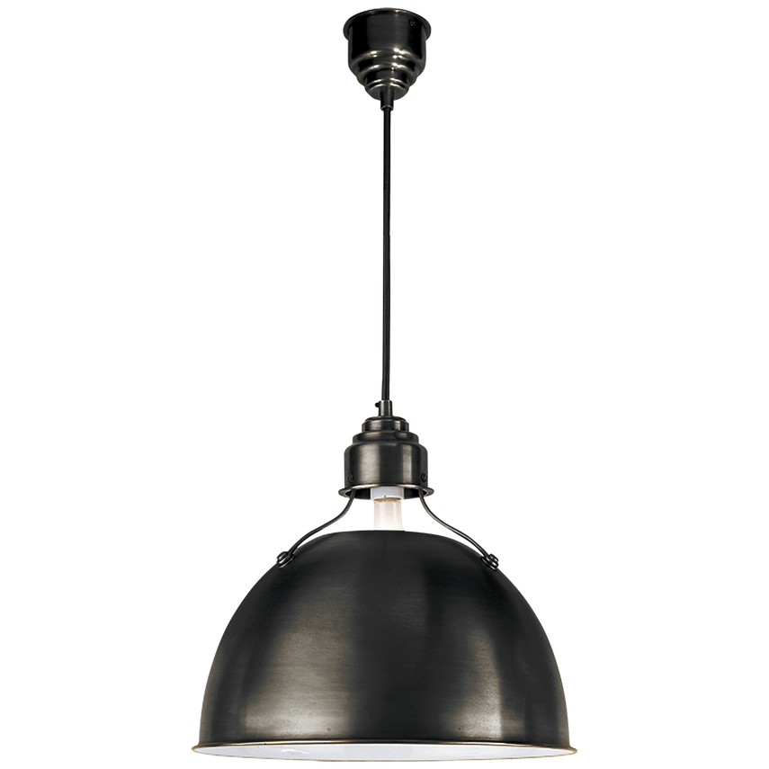 Eunice Medium Pendant-Visual Comfort-VISUAL-TOB 5013BZ-PendantsBronze-3-France and Son