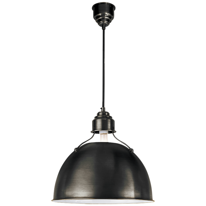 Eunice Medium Pendant-Visual Comfort-VISUAL-TOB 5013BZ-PendantsBronze-3-France and Son