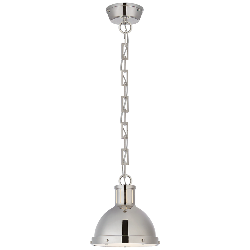 Hickory Small Pendant-Visual Comfort-VISUAL-TOB 5068PN-PendantsAcrylic Diffuser-Polished Nickel-8-France and Son