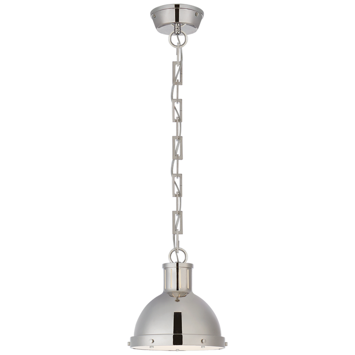 Hickory Small Pendant-Visual Comfort-VISUAL-TOB 5068PN-PendantsAcrylic Diffuser-Polished Nickel-8-France and Son