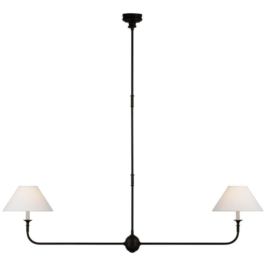 Panache Large Two Light Linear Pendant