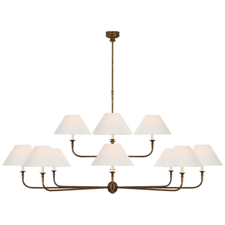 Lilou Oversized Two Tier Chandelier