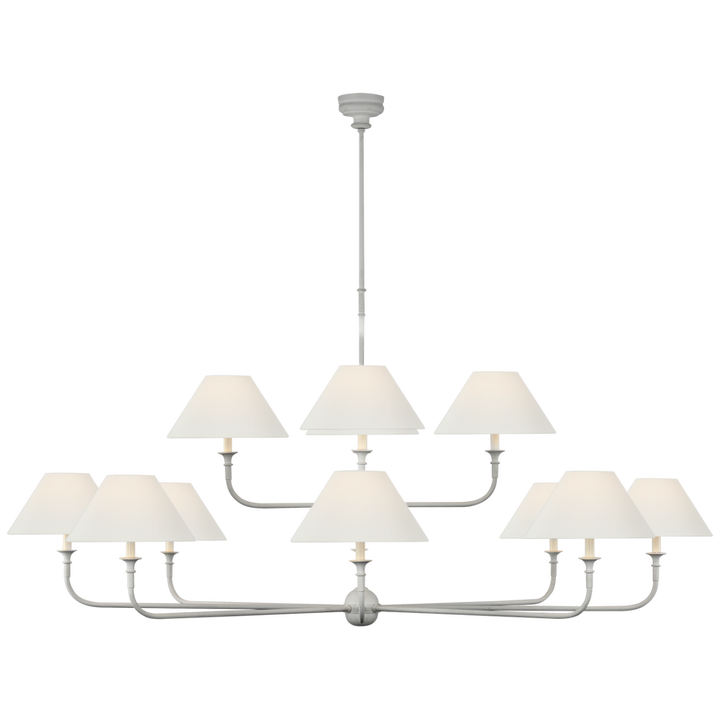 Lilou Oversized Two Tier Chandelier