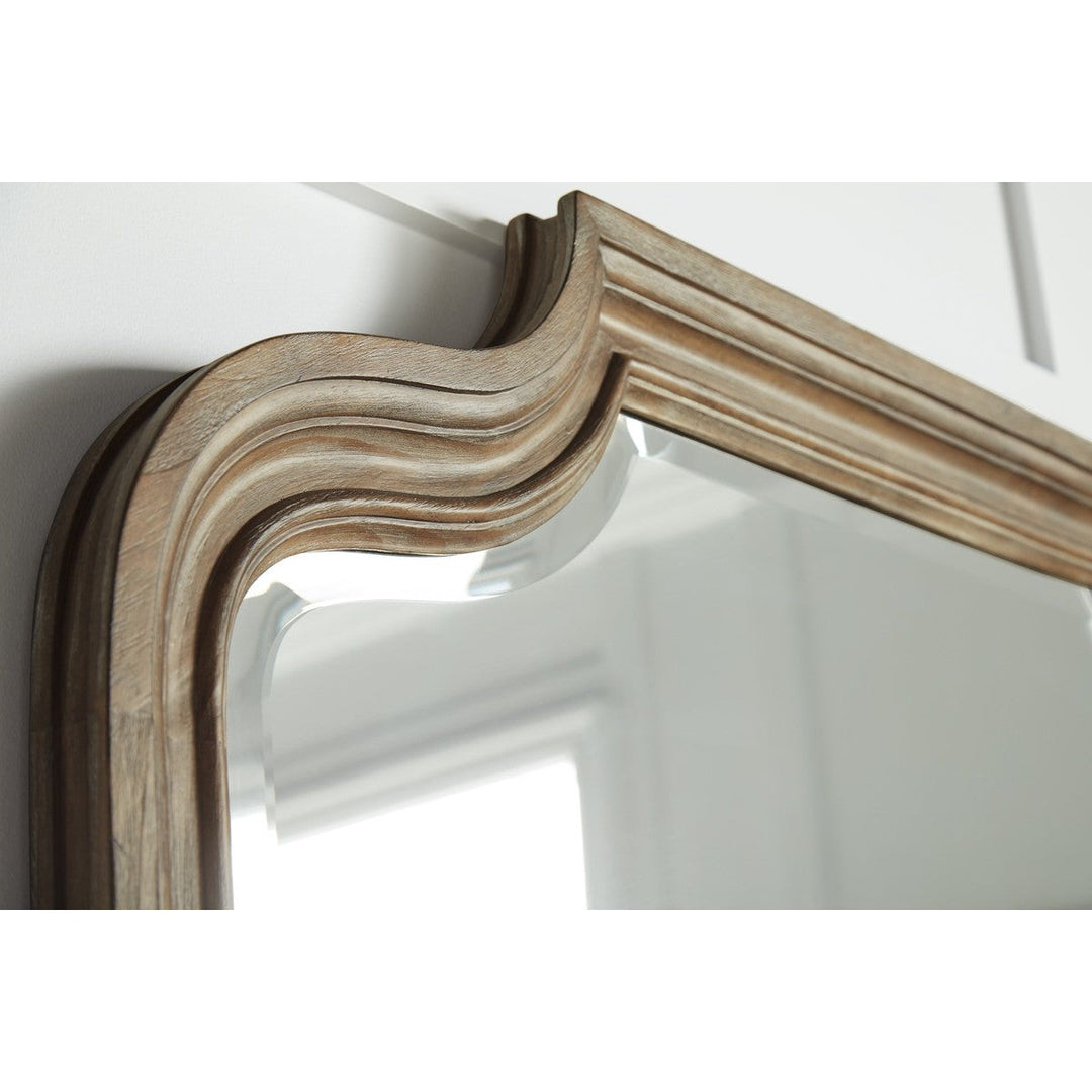 Architrave Mirror - Brown