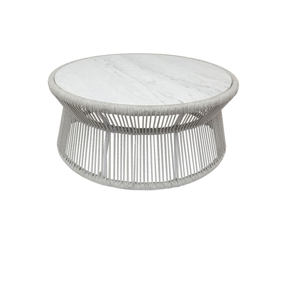 Outdoor Coffee Tables Miami Outdoor Coffee Table with Honed Cararra Marble Top
