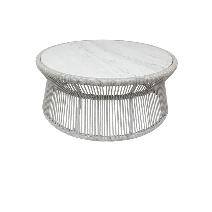 Outdoor Coffee Tables Miami Outdoor Coffee Table with Honed Cararra Marble Top