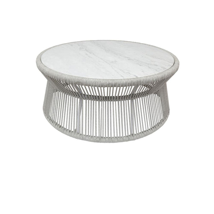Outdoor Coffee Tables Miami Outdoor Coffee Table with Honed Cararra Marble Top