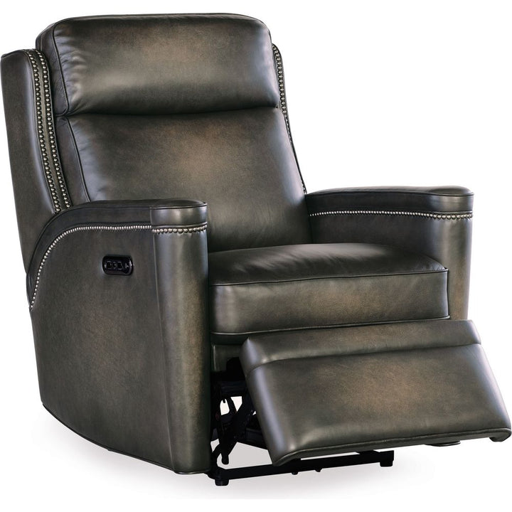 Lounge Chairs: Recliners Hamilton Power Recliner with Power Headrest - Grey