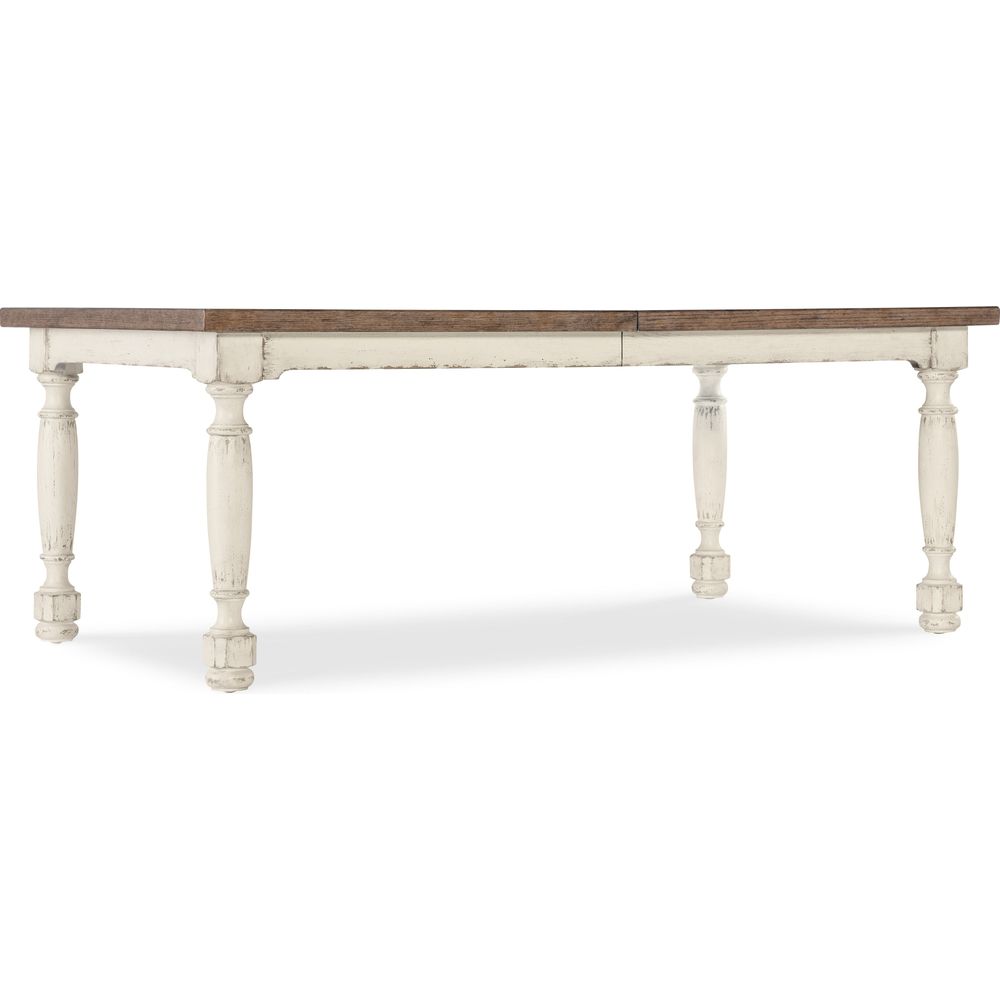 Dining Tables Americana Leg Dining Table with 1-22in Leaf - Whites/Creams/Beiges