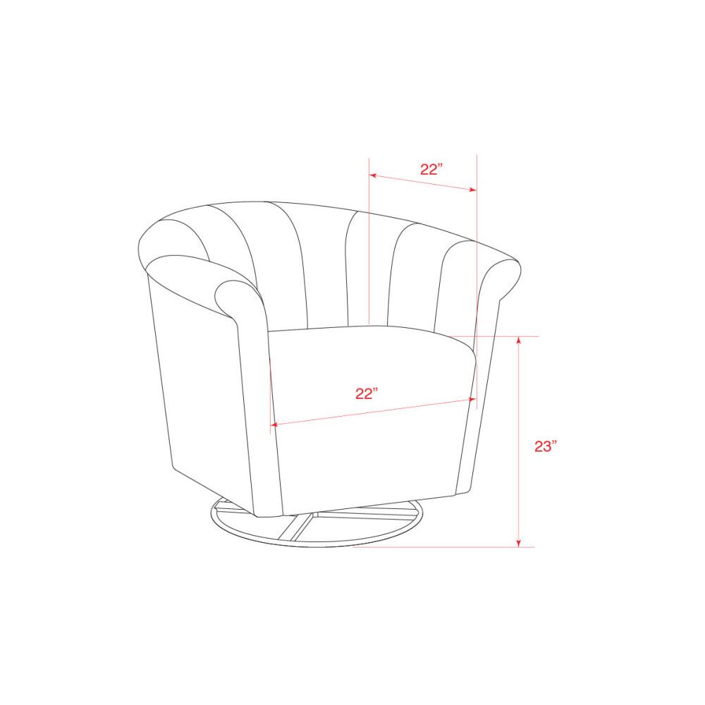 Trumpet Swivel Chair