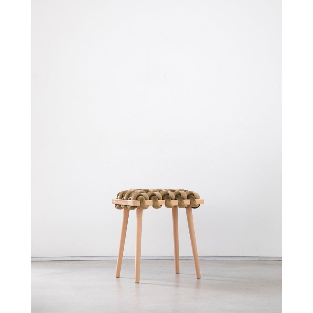 Stools & Ottomans Truflle Velvet Woven Stool