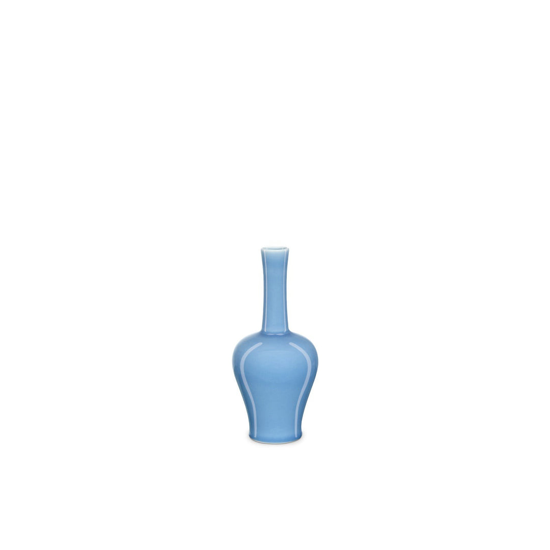 Sky Blue Straight Neck Vase