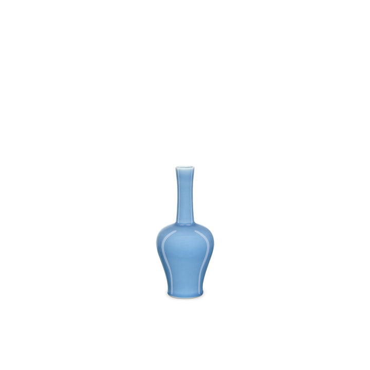 Sky Blue Straight Neck Vase