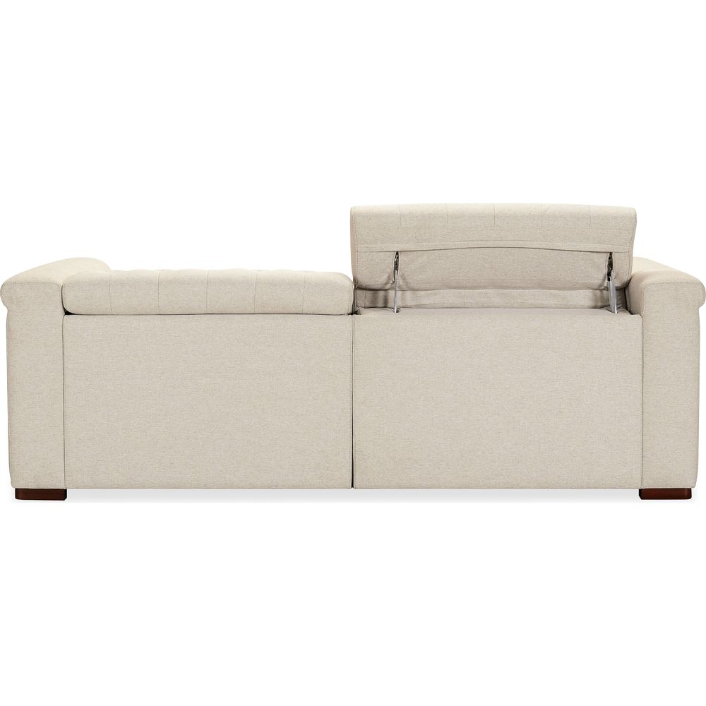 Savion Deux LAF/RAF 2 over 2 Sofa with Power Recliners and Power Headrests - Beige