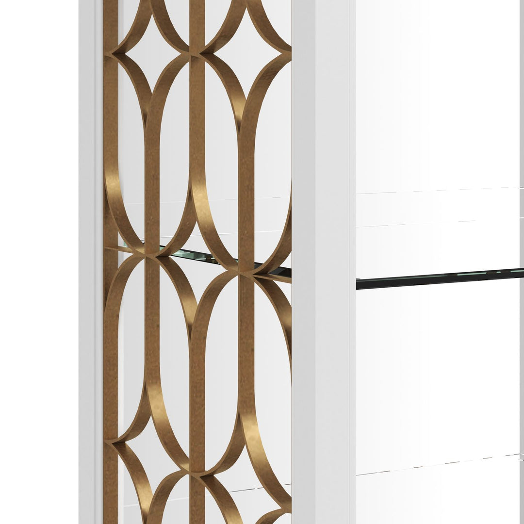 Eave Etagere/Bookcase Uplifting White
