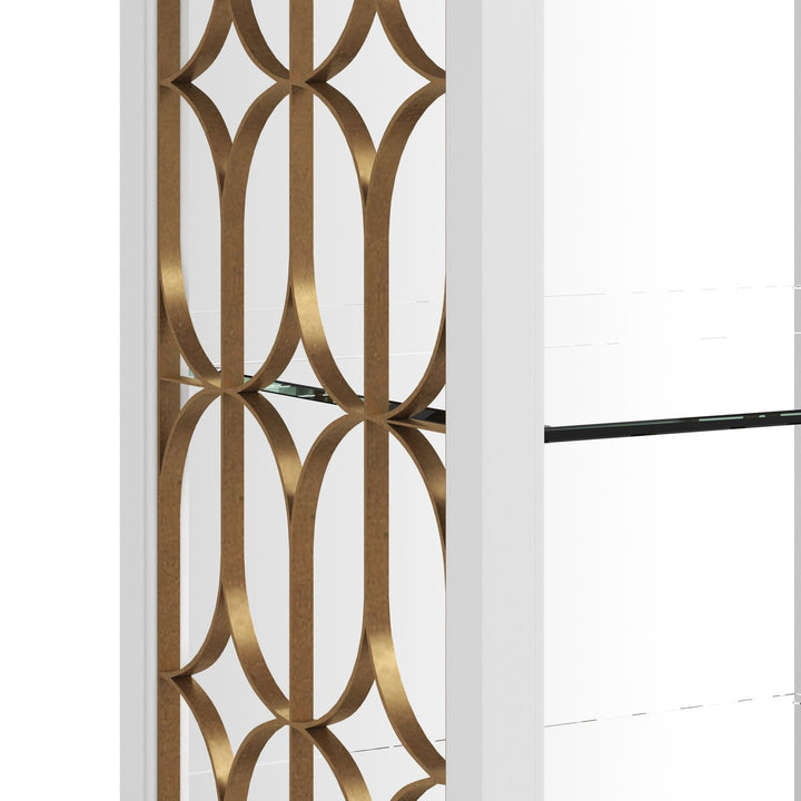 Eave Etagere/Bookcase Uplifting White