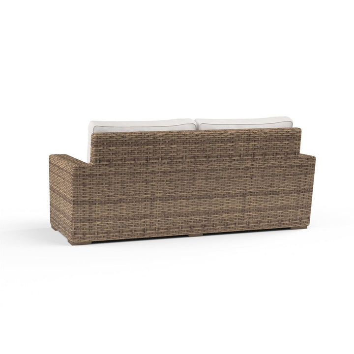 Outdoor Sofas and Sectionals Havana Loveseat in Canvas Flax w/ Self Welt