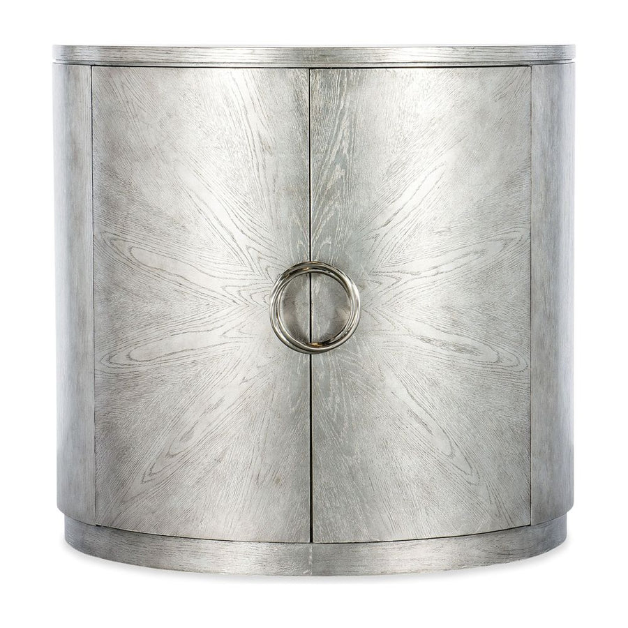 Dressers & Chests Vibrance Deserie Demilune Chest - Silvers